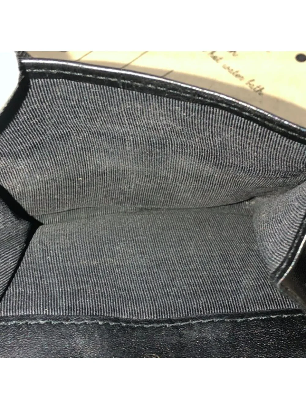 Chanel Coin Purse Wallet Card Caviar Leather Black CC Logo